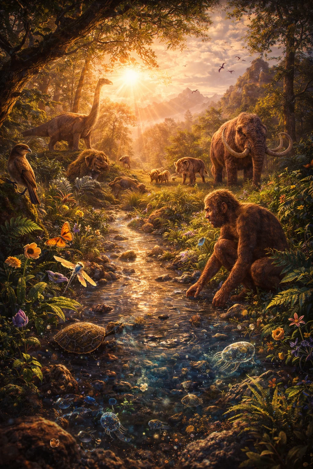 Forest path story scene